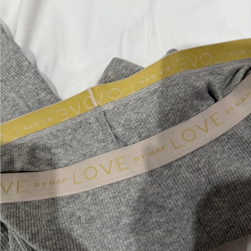 Love by Gap Gray Ribbed Intimate Sleepwear Set - Picture 4 of 8